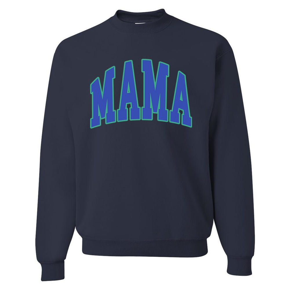 'Blue Mama' Crewneck Sweatshirt - United Monograms