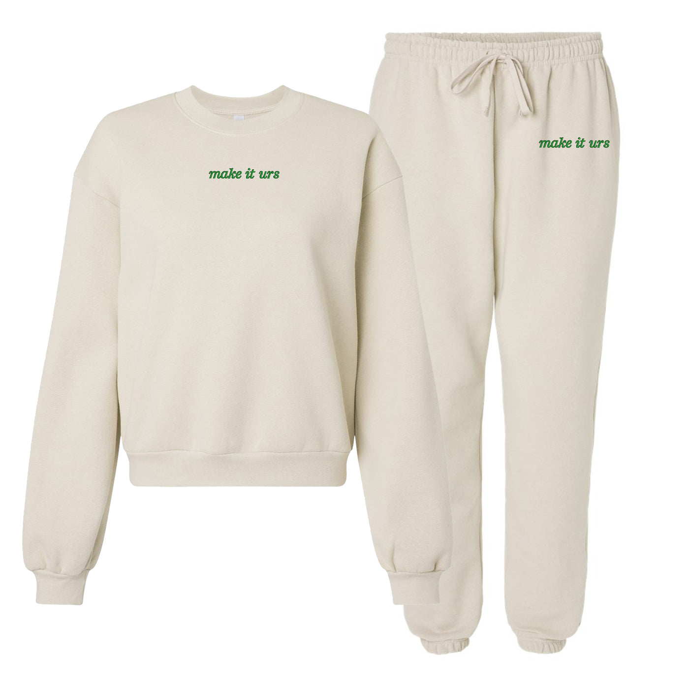 Make It Yours™ American Apparel Cropped Crewneck Set