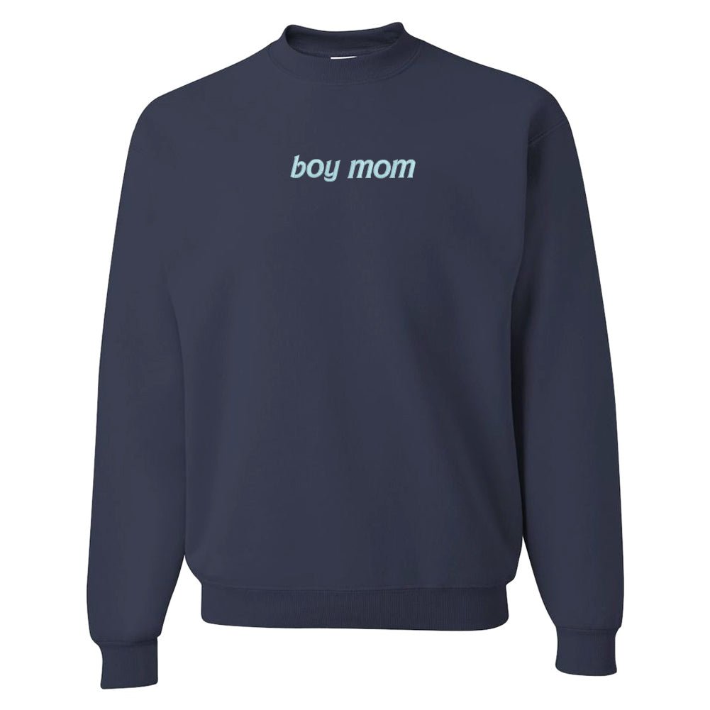 'Boy Mom' Crewneck Sweatshirt - United Monograms