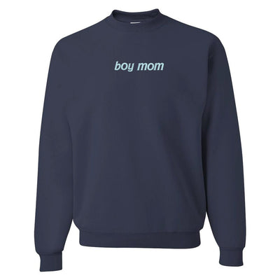 'Boy Mom' Crewneck Sweatshirt - United Monograms