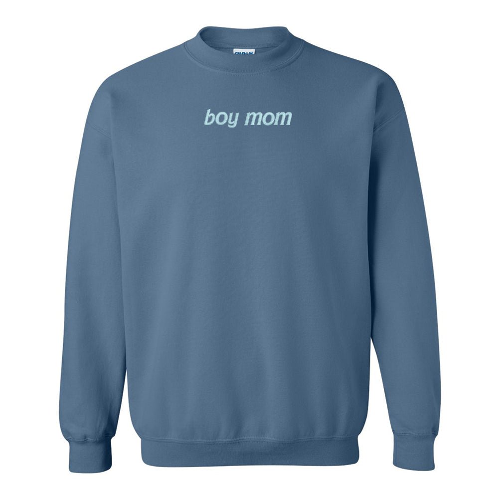 'Boy Mom' Crewneck Sweatshirt - United Monograms