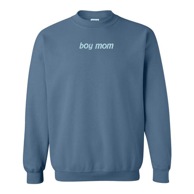 'Boy Mom' Crewneck Sweatshirt - United Monograms