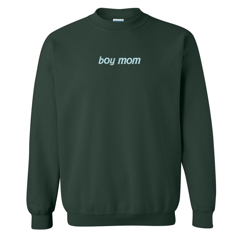 'Boy Mom' Crewneck Sweatshirt - United Monograms