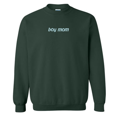 'Boy Mom' Crewneck Sweatshirt - United Monograms