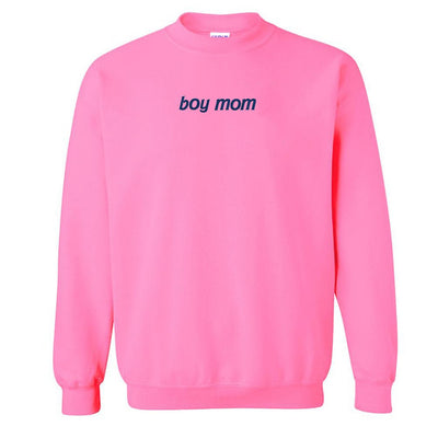'Boy Mom' Crewneck Sweatshirt - United Monograms