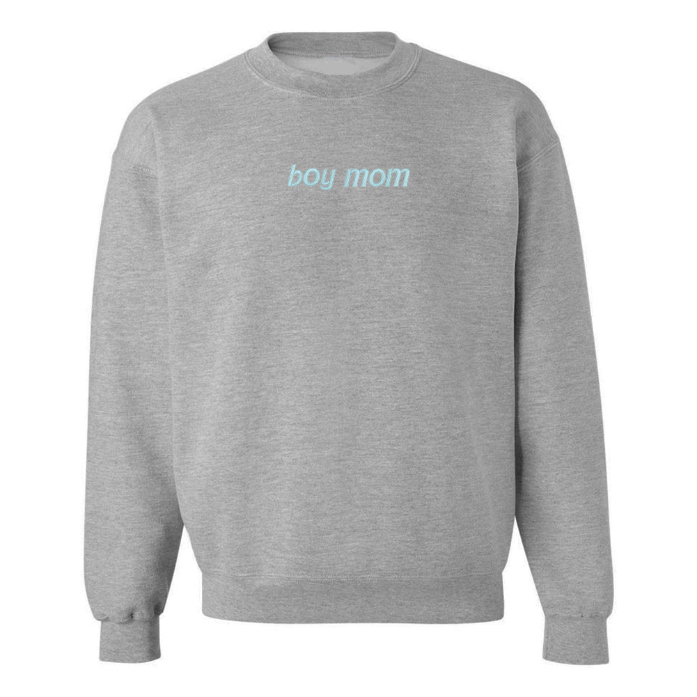 'Boy Mom' Crewneck Sweatshirt - United Monograms