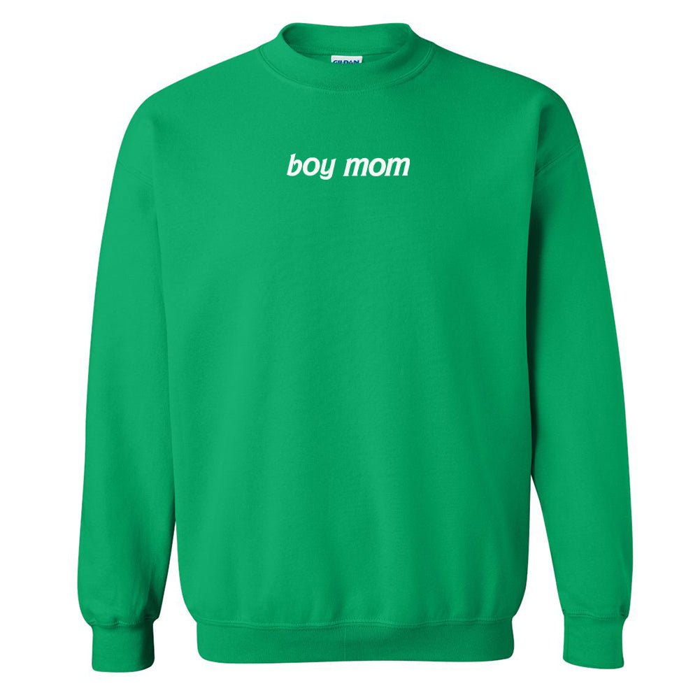 'Boy Mom' Crewneck Sweatshirt - United Monograms