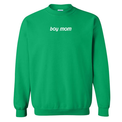 'Boy Mom' Crewneck Sweatshirt - United Monograms