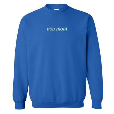 'Boy Mom' Crewneck Sweatshirt - United Monograms