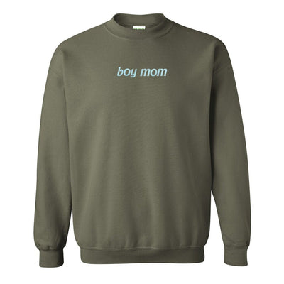 'Boy Mom' Crewneck Sweatshirt - United Monograms