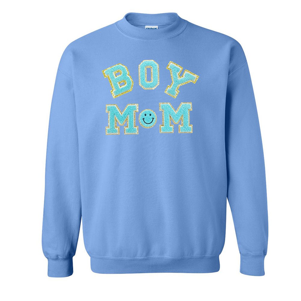Boy Mom Letter Patch Sweatshirt - United Monograms