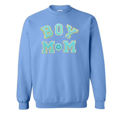 Boy Mom Letter Patch Sweatshirt - United Monograms