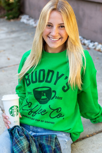 'Buddy's Coffee Co.' Crewneck Sweatshirt - United Monograms