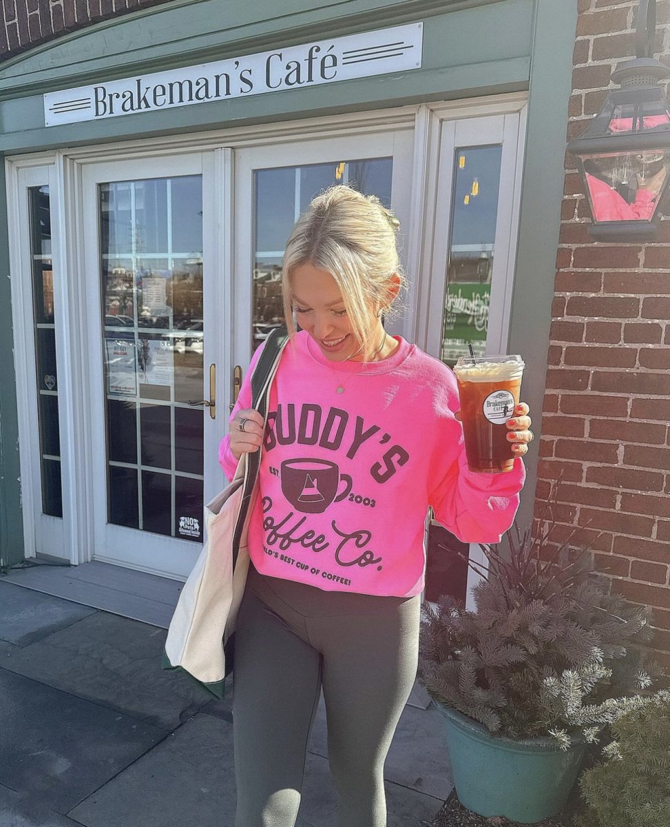 'Buddy's Coffee Co.' Crewneck Sweatshirt - United Monograms