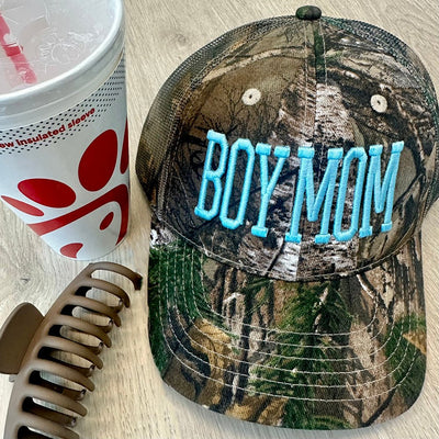 Camo 3D Embroidery Trucker Hat - United Monograms