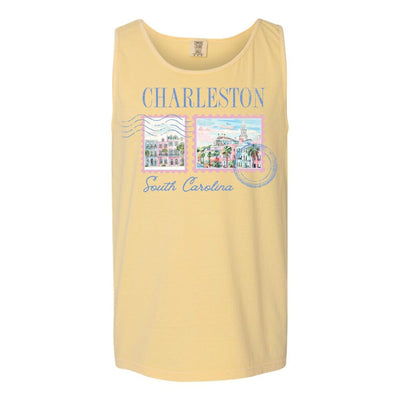 'Charleston Stamp' Tank Top - United Monograms