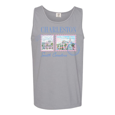 'Charleston Stamp' Tank Top - United Monograms