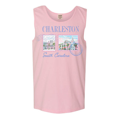 'Charleston Stamp' Tank Top - United Monograms