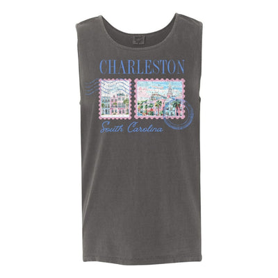 'Charleston Stamp' Tank Top - United Monograms