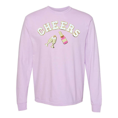 'Cheers' Letter Patch Long Sleeve - United Monograms
