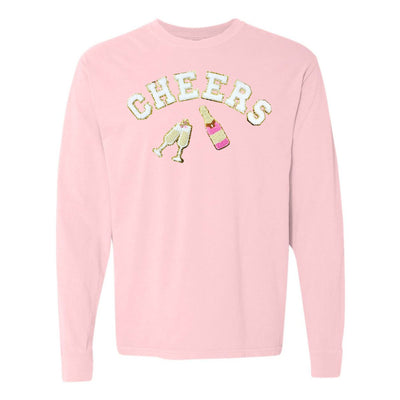 'Cheers' Letter Patch Long Sleeve - United Monograms