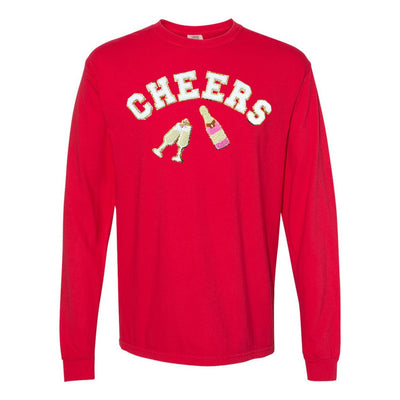 'Cheers' Letter Patch Long Sleeve - United Monograms