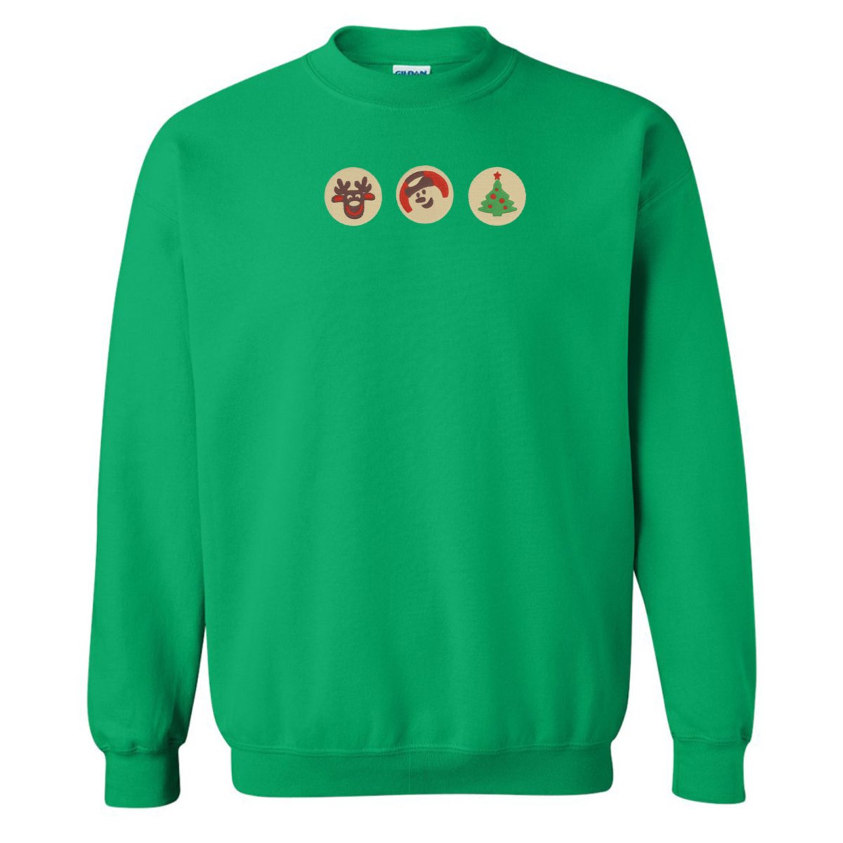 'Christmas Cookies' Embroidered Crewneck Sweatshirt - United Monograms