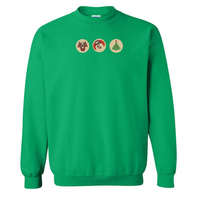 'Christmas Cookies' Embroidered Crewneck Sweatshirt - United Monograms