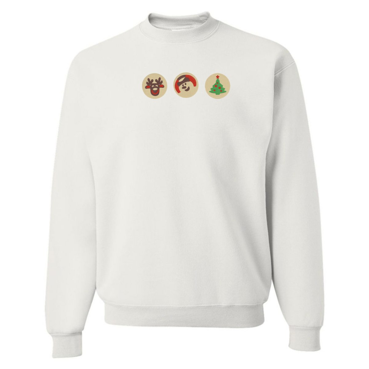 'Christmas Cookies' Embroidered Crewneck Sweatshirt - United Monograms