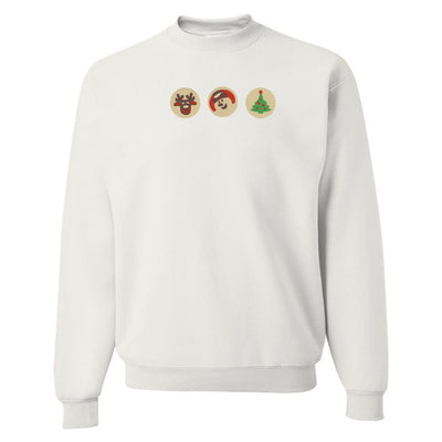 'Christmas Cookies' Embroidered Crewneck Sweatshirt - United Monograms