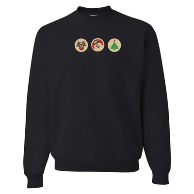 'Christmas Cookies' Embroidered Crewneck Sweatshirt - United Monograms