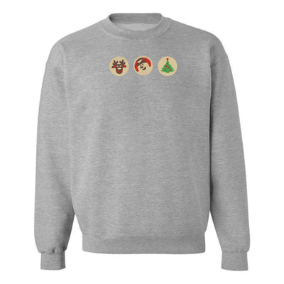 'Christmas Cookies' Embroidered Crewneck Sweatshirt - United Monograms