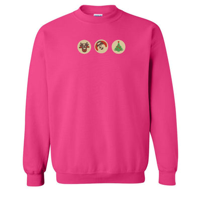 'Christmas Cookies' Embroidered Crewneck Sweatshirt - United Monograms