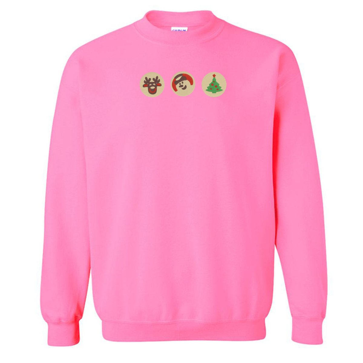 'Christmas Cookies' Embroidered Crewneck Sweatshirt - United Monograms