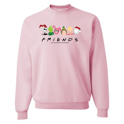 'Christmas Friends' Sweatshirt - United Monograms