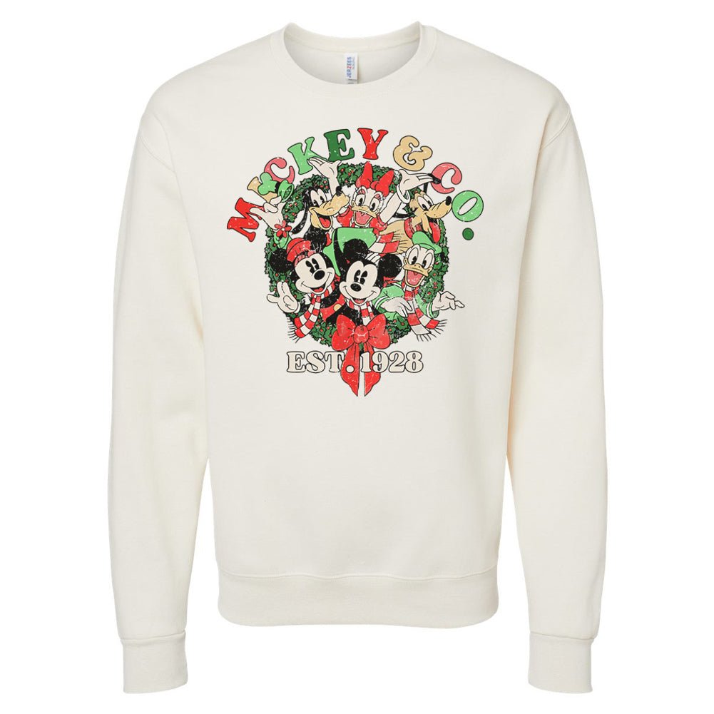 'Christmas Mickey & Co.' Crewneck Sweatshirt - United Monograms