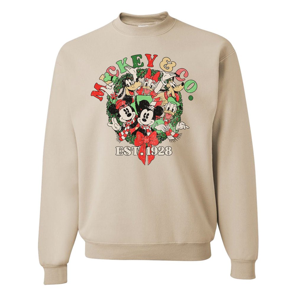 'Christmas Mickey & Co.' Crewneck Sweatshirt - United Monograms