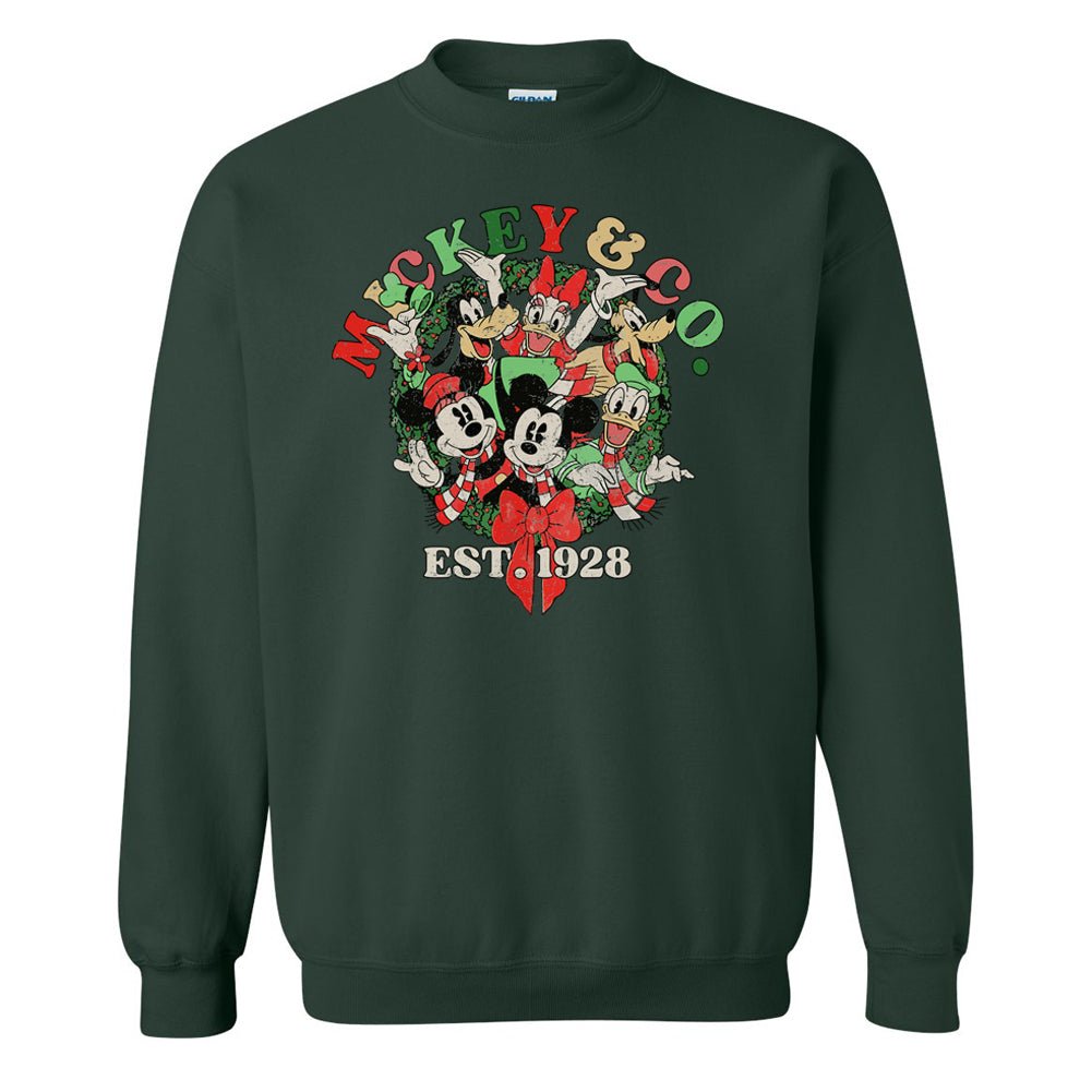 'Christmas Mickey & Co.' Crewneck Sweatshirt - United Monograms