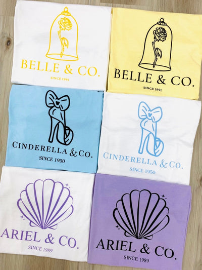 'Cinderella & Co.' T-Shirt - United Monograms