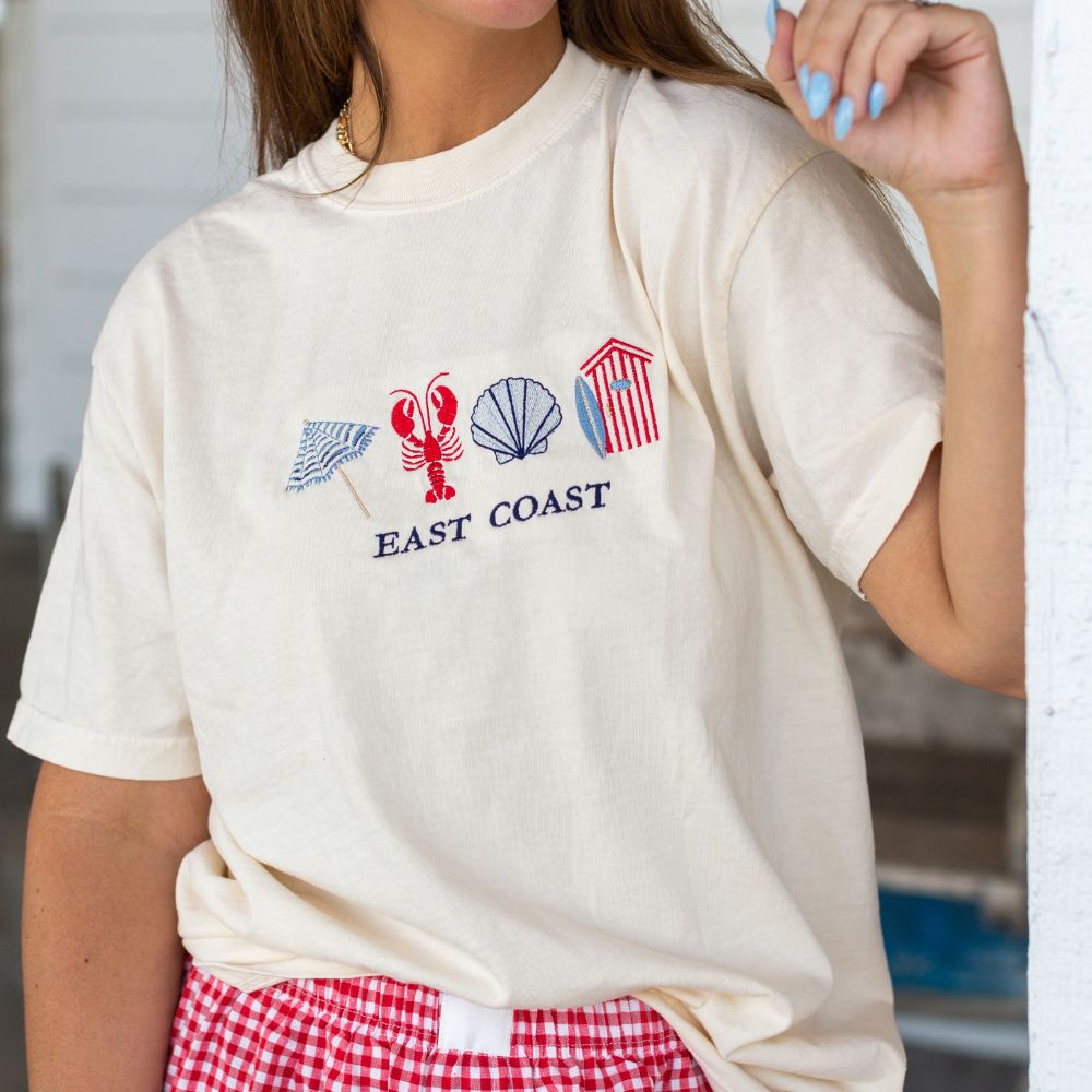 Coastal Classic Embroidered T-Shirt - United Monograms