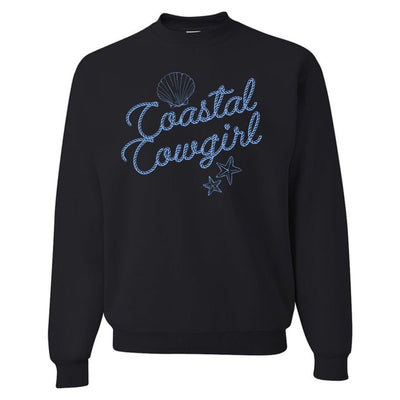 'Coastal Cowgirl' Crewneck Sweatshirt - United Monograms