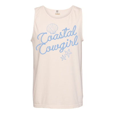 'Coastal Cowgirl' Tank Top - United Monograms