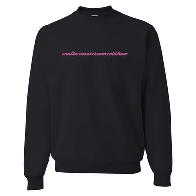 Coffee Order Crewneck Sweatshirt - United Monograms