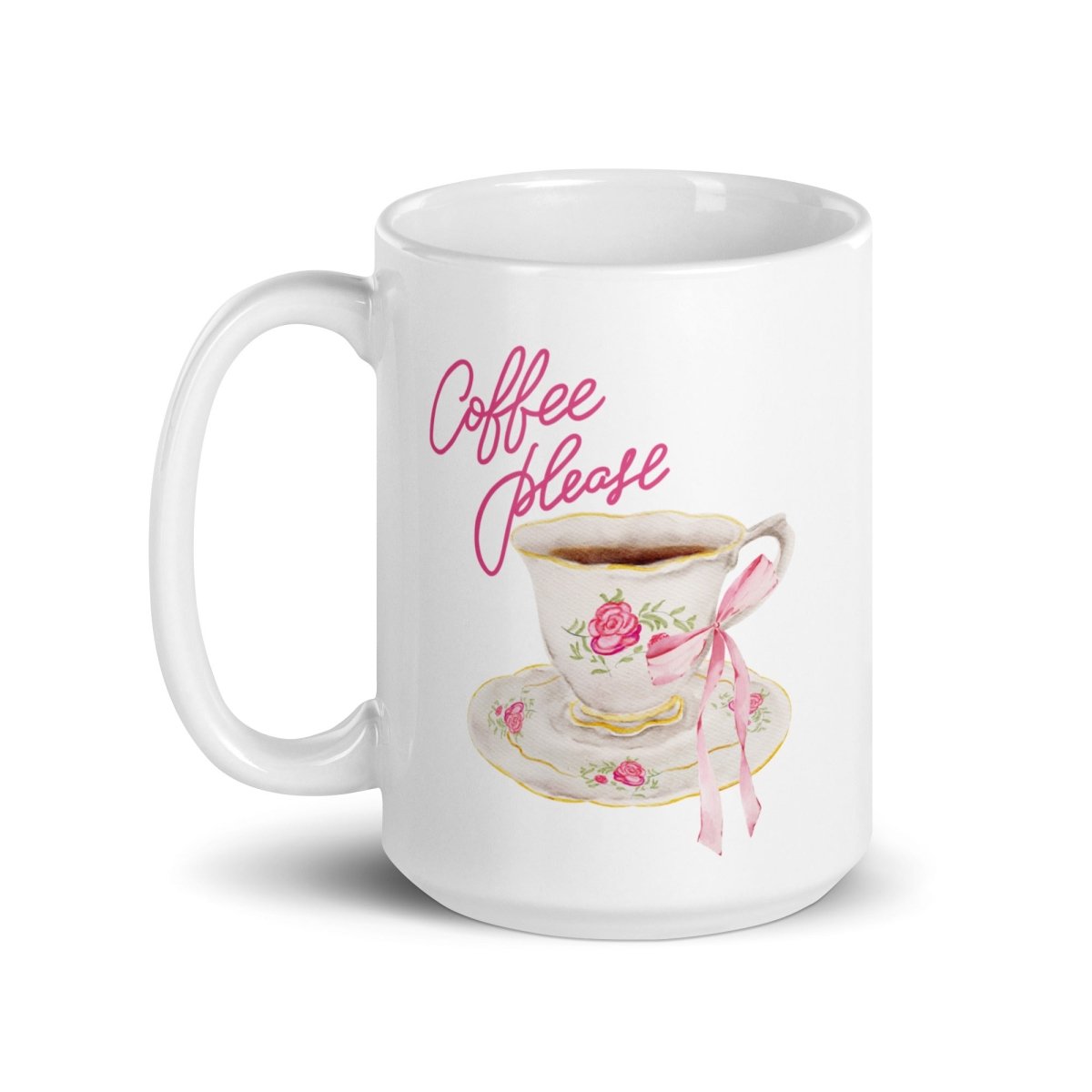 'Coffee Please' Coffee Mug - United Monograms