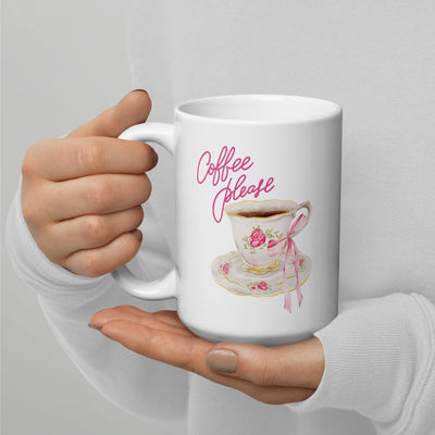 'Coffee Please' Coffee Mug - United Monograms