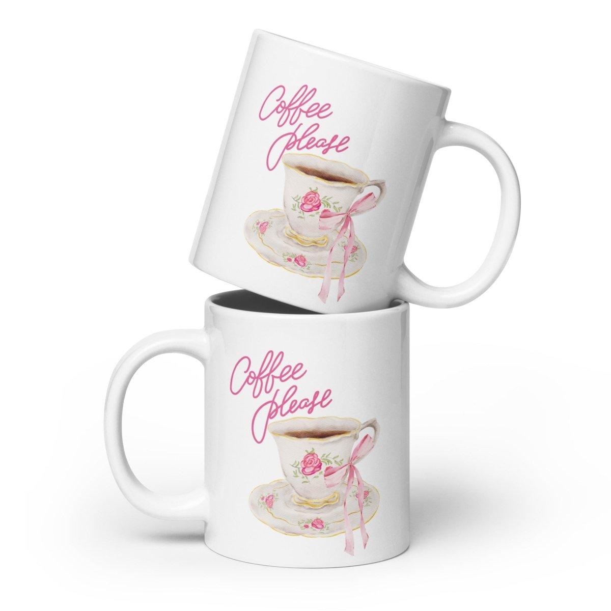 'Coffee Please' Coffee Mug - United Monograms