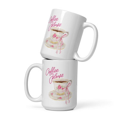 'Coffee Please' Coffee Mug - United Monograms