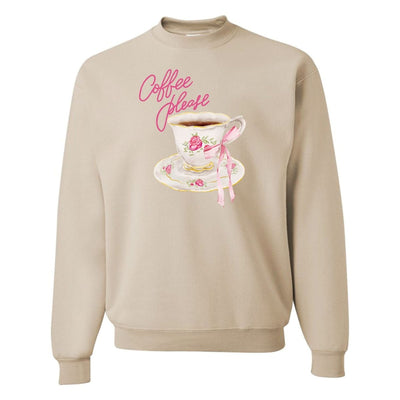 'Coffee Please' Crewneck Sweatshirt - United Monograms