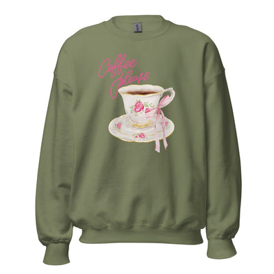 'Coffee Please' Crewneck Sweatshirt - United Monograms