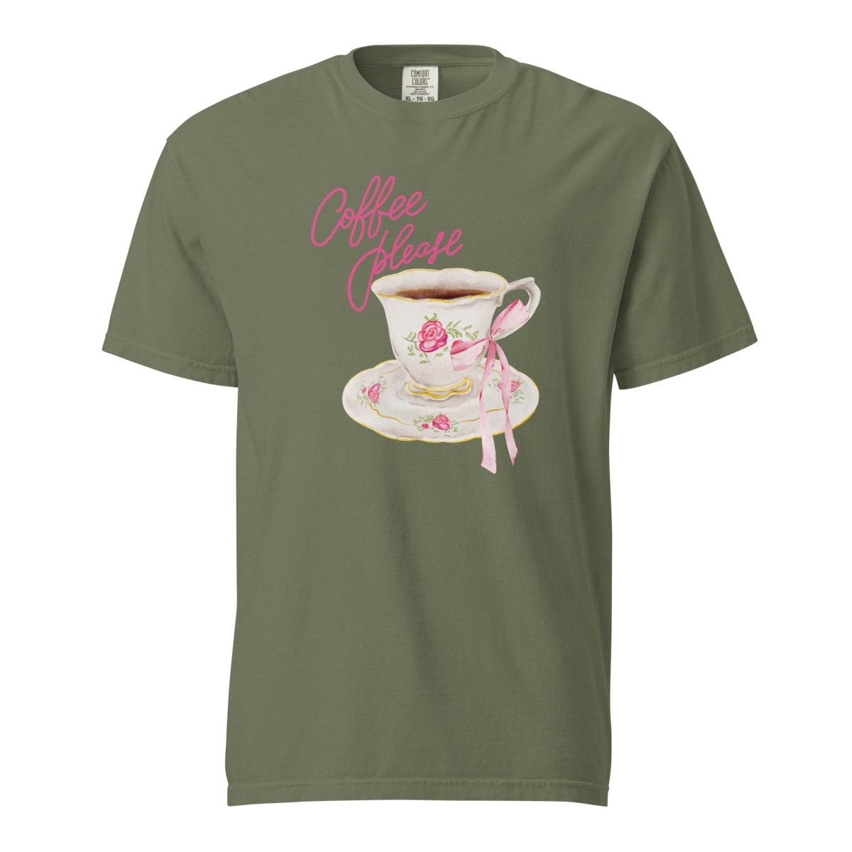 'Coffee Please' T-Shirt - United Monograms